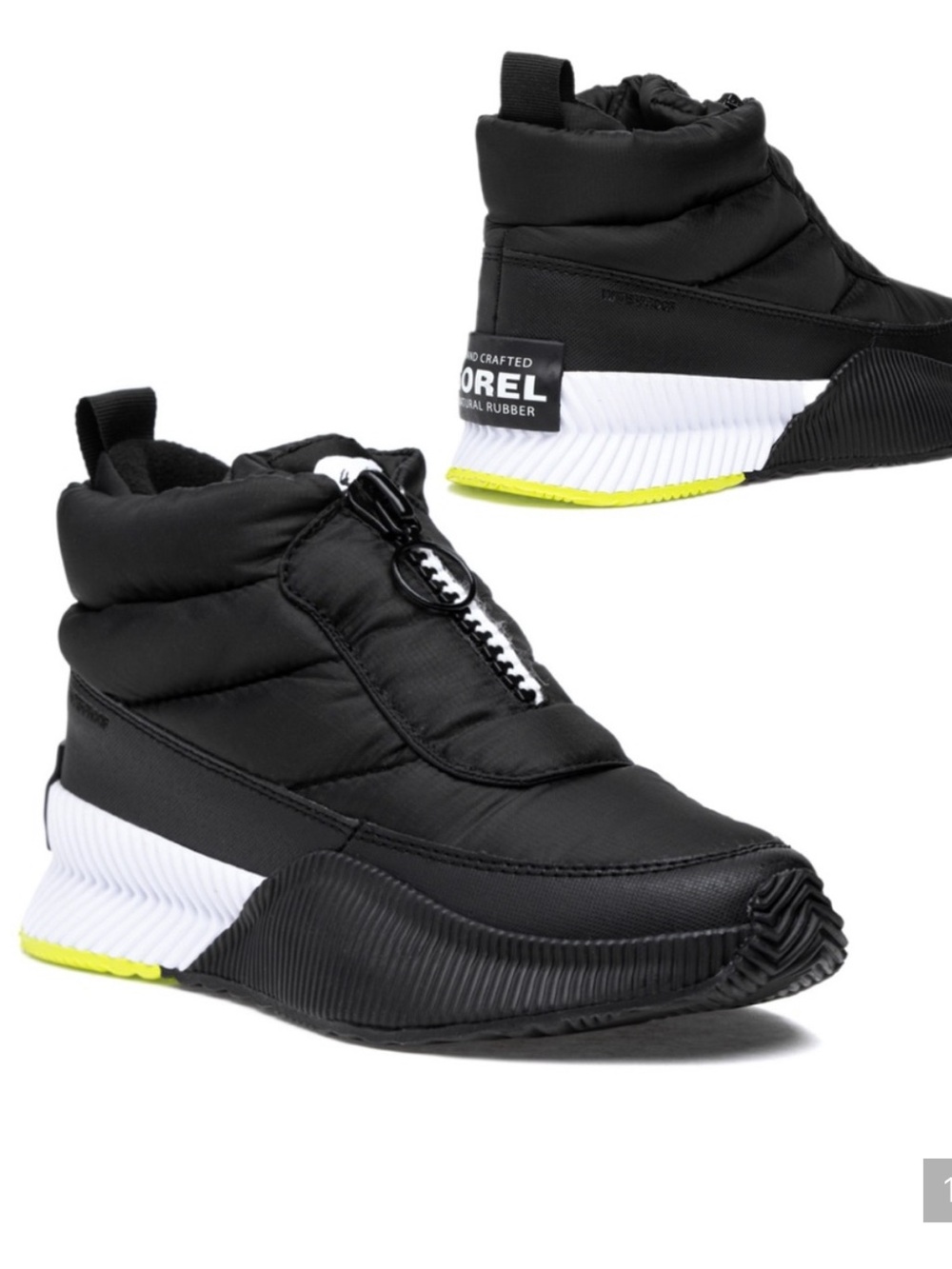 Sorel Out & About Puffer Zip-Front Boots | Women’s Sz 9